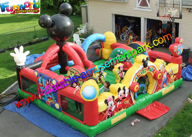 Mickey Mouse Amusement Toys , Jumping Bouncer Funcity With PVC