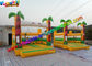 Popular Palm Tree Commercial Bouncy Castles Inflatable Bouncer House 4m x 4m x 3.5m
