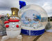 Party Events Inflatable Christmas Decorations Air Snow Globe For Advertising