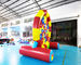Party Interactive Game Colorful Inflatable Football Goal For Backyard