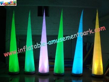 Cono gonfiabile della decorazione di illuminazione con il LED che cambia uso leggero per il partito, club, evento