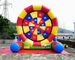 Party Interactive Game Colorful Inflatable Football Goal For Backyard